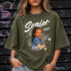 Personalized Senior Photo Shirt 2027, Vintage Graduate Picture Tee, Class of 2027