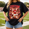 Custom Football Family Shirt, Personalized Player Photo Tee With Name & Number
