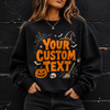 Personalized Halloween Shirt, Custom Text Pumpkin Witch Tee