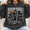 Custom 90s Bootleg Senior Football Mom Shirt, Retro Player Photo Tee