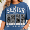Personalized 2027 Senior Bootleg Football Shirt, Custom Football Mom Tee With Name & Number