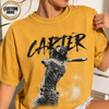 Personalized Baseball Player Shirt, Custom Name & Team Tee, Retro 90s Bootleg Style