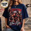 Custom Football Shirt, Personalized Family Player Photo Tee With Name & Number