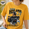Custom Baseball Bootleg Shirt, Personalized Player Graphic Tee With Name & Number