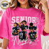Custom 90s Bootleg Senior Football Mom Shirt, Retro Player Photo Tee