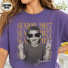 Personalized Senior Photo Shirt 2027, Vintage Graduate Picture Tee