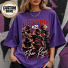 Custom Football Shirt, Personalized Family Player Photo Tee With Name & Number