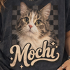 Personalized Dog Shirt, Vintage 90s Bootleg Tee, Pet Photo Name Design, Custom Cat Portrait Graphic