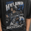 Custom Baseball Bootleg Shirt, Personalized Player Graphic Tee With Name & Number