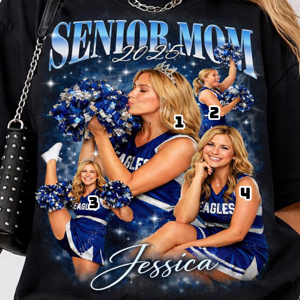 Custom Senior Mom 2026 Shirt, Personalized Senior Night Sweatshirt, Class of 2026 Sports Family Gift