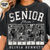 Personalized 2027 Senior Bootleg Football Shirt, Custom Football Mom Tee With Name & Number