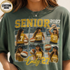Senior Night 2027 Football Mom Shirt, Personalized Player Photo Tee