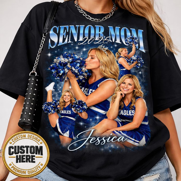 Custom Senior Mom 2026 Shirt, Personalized Senior Night Sweatshirt, Class of 2026 Sports Family Gift