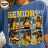 Senior Night 2027 Football Mom Shirt, Personalized Player Photo Tee