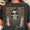 Personalized Senior Photo Shirt 2027, Vintage Graduate Picture Tee