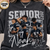 Custom 90s Bootleg Senior Football Mom Shirt, Retro Player Photo Tee