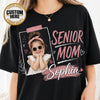 Personalized Class of 2027 Shirt, Custom Senior Mom Photo Tee