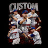 Custom Baseball Player Shirt, Personalized Name Tee, Retro Bootleg Style