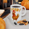 Funny F-CAW-F Chicken Coffee Mug, Sarcastic Mug, Funny Novelty Gift Cup