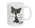 Funny Cat Mug - ' It's Fine , I'm Fine ' Sarcastic Coffee Cup Gift